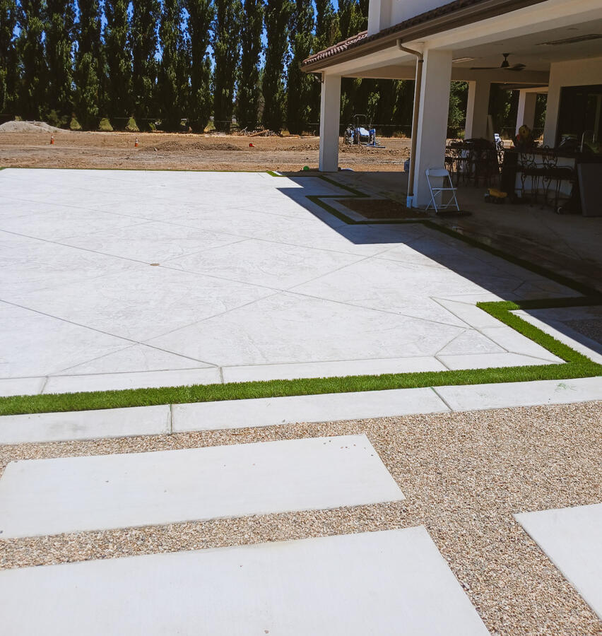 Natural Color Stamped Concrete